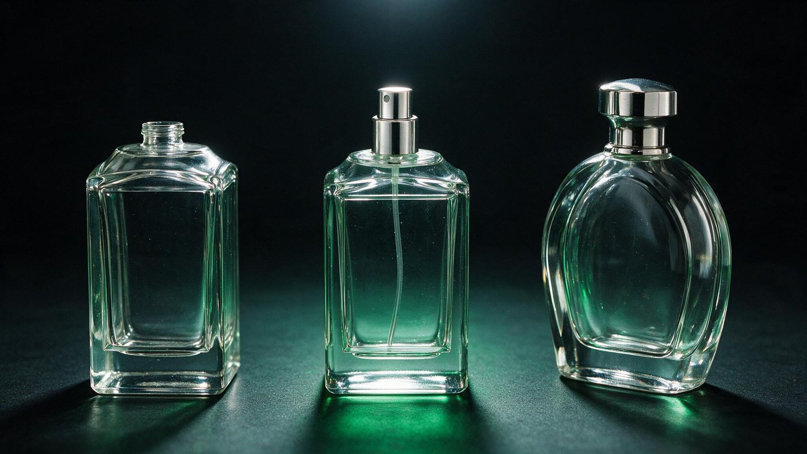 Custom glass perfume bottles